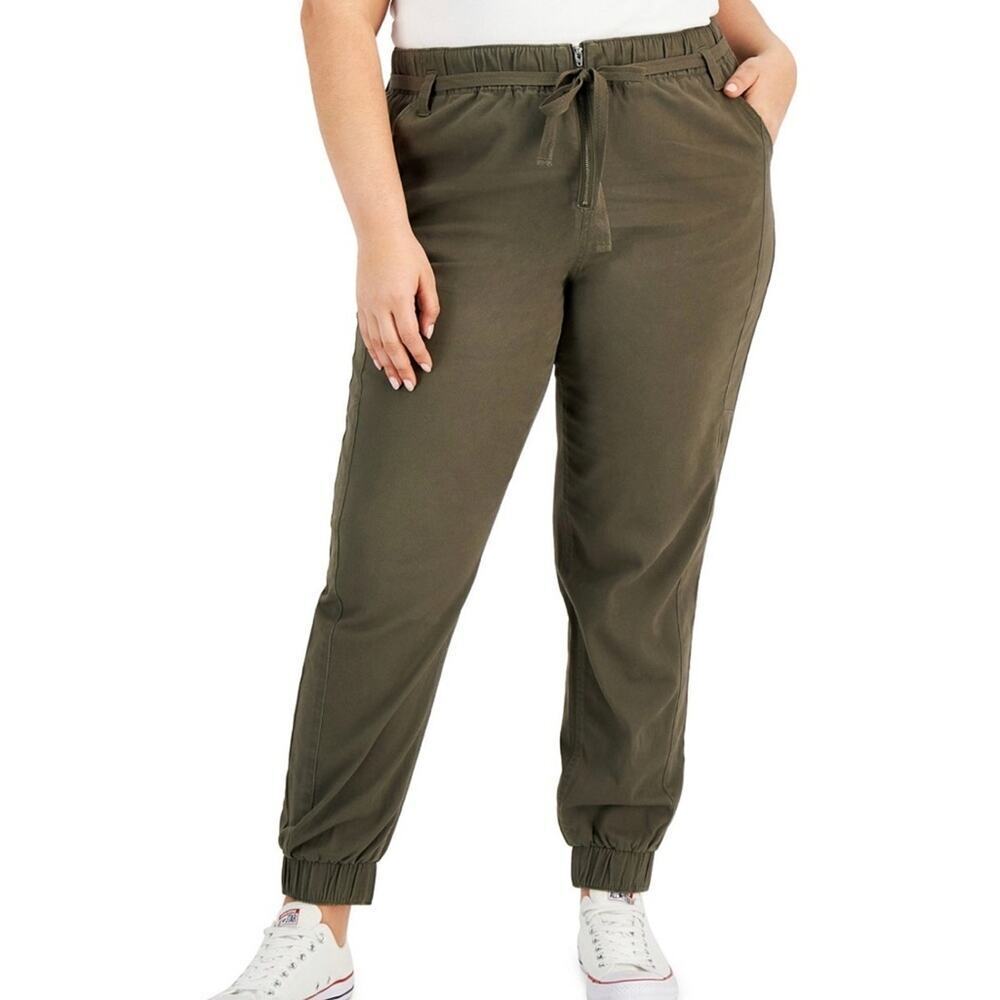 NWT Tinseltown Brushed Cotton Jogger Pants - Size 24W